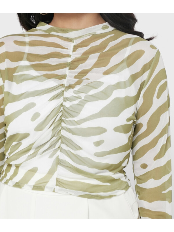 BLUZA TRANSPARENTA PLUS