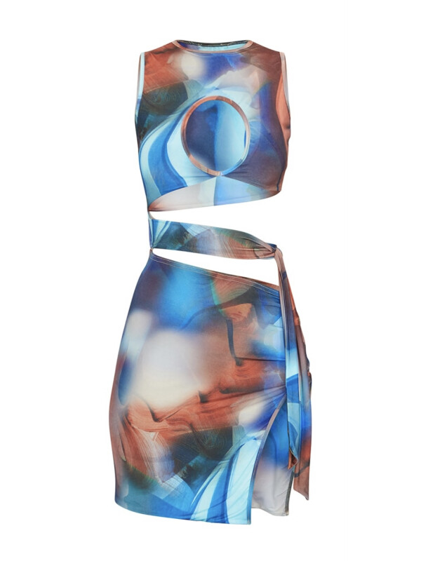 ROCHIE ABSTRACT ALBASTRU