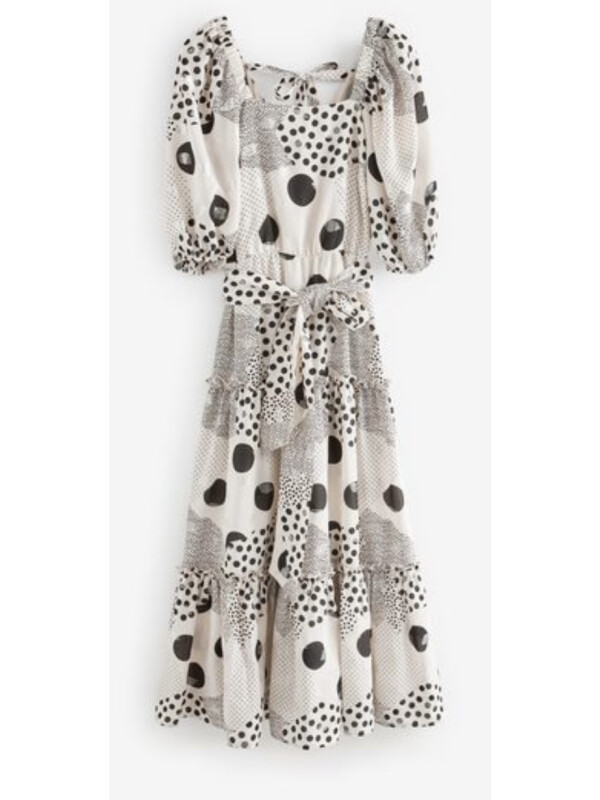 ROCHIE MIDI CU DECOLTEU PĂTRAT 