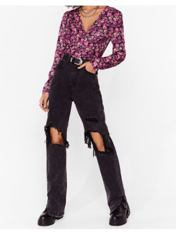 CĂMAȘĂ CU FLORI ÎNTUNECATE 