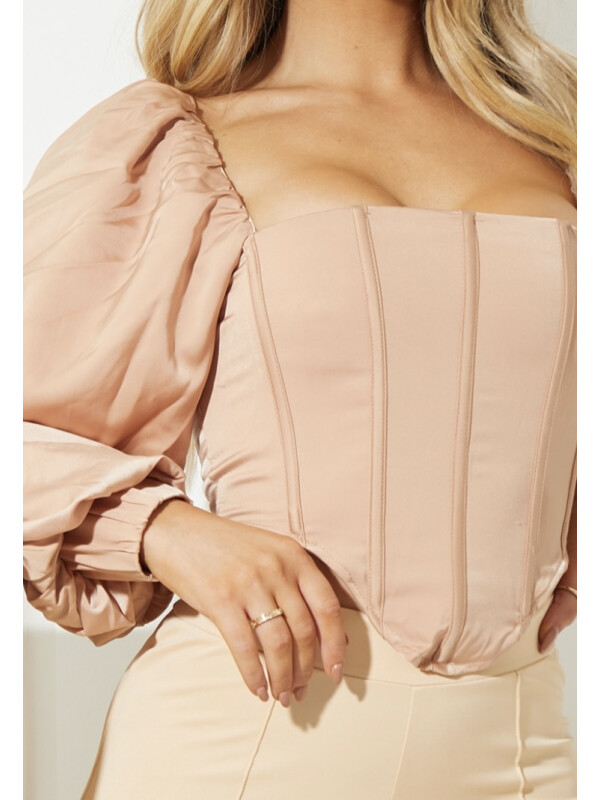 CORSET CU MÂNECA LUNGA 