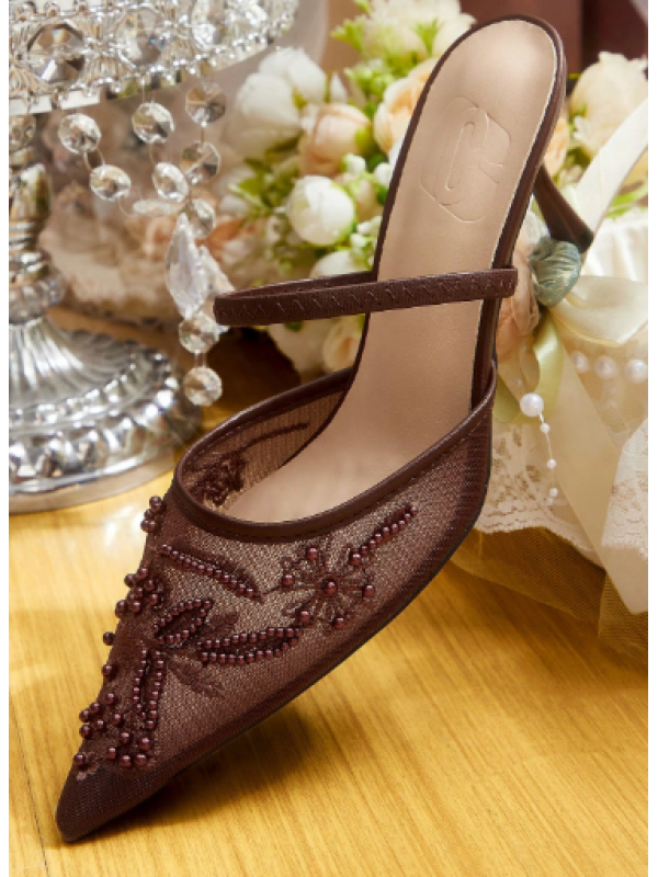 SANDALE cu vârful ascuțit,