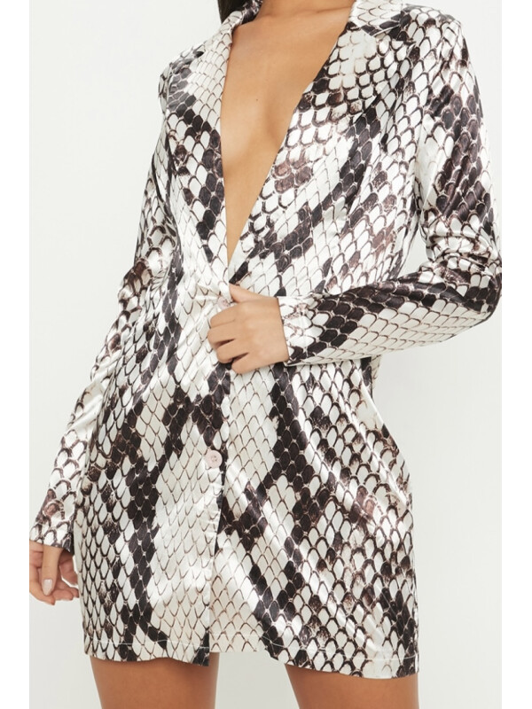 ROCHIE CU IMPRIMEU ȘARPE 