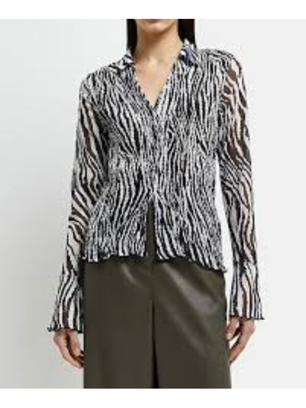 CĂMAȘĂ TRANSPARENTA CU PRINT 