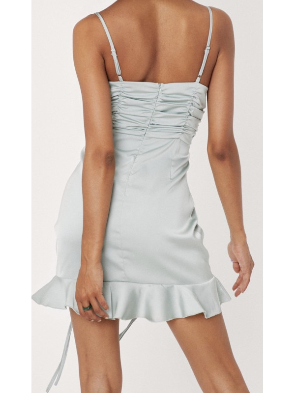 Rochie mini cu volan  Nasty Gal 