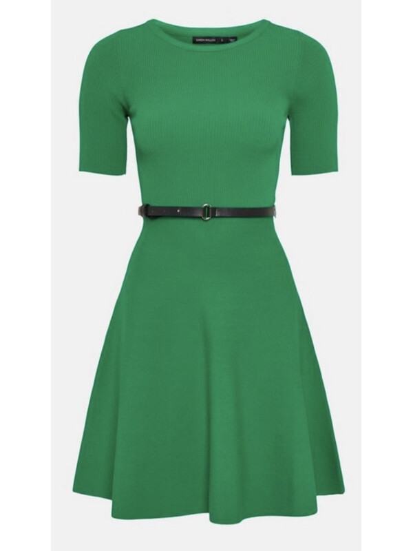 Rochie tricotată cu mânecă scurtă Karen Millen 