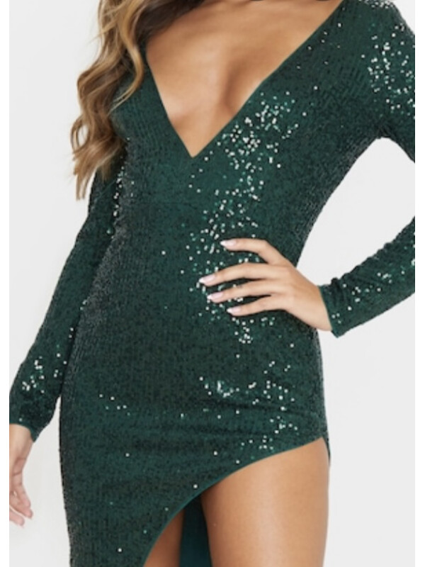 ROCHIE LUNGA CU PAIETE