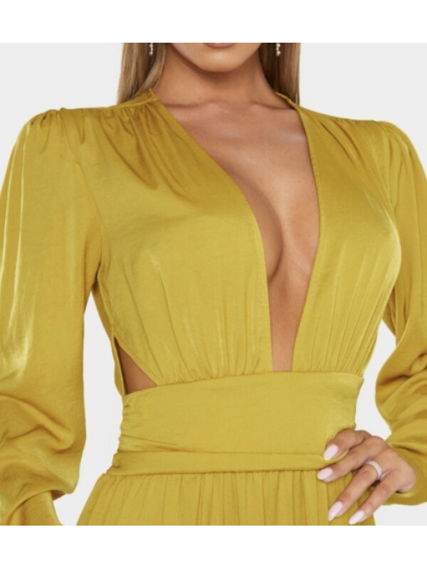 ROCHIE MAXI CU MÂNECI BUFANTE