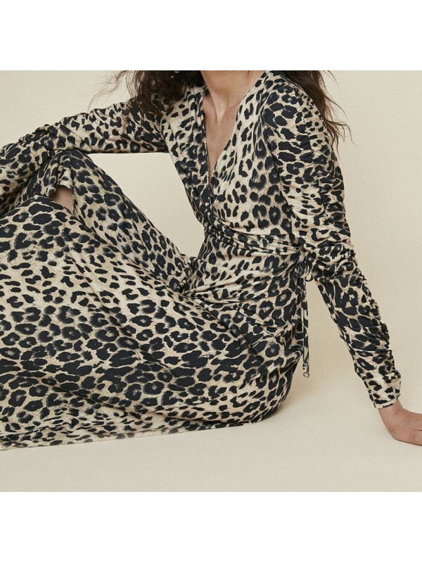 Rochie midi cu mâneci rulate Oasis 