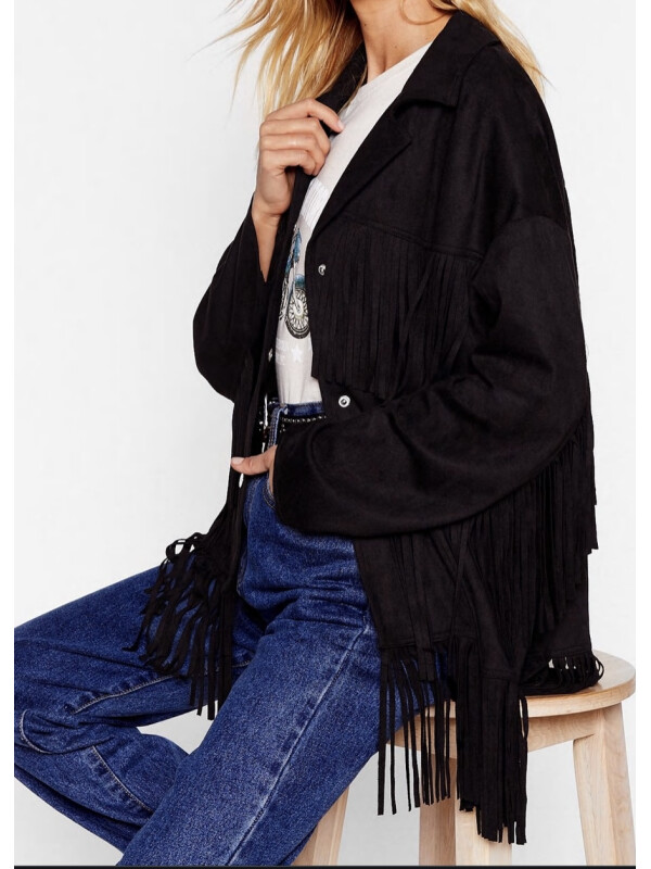 Cămașă cu franjuri Nasty Gal 