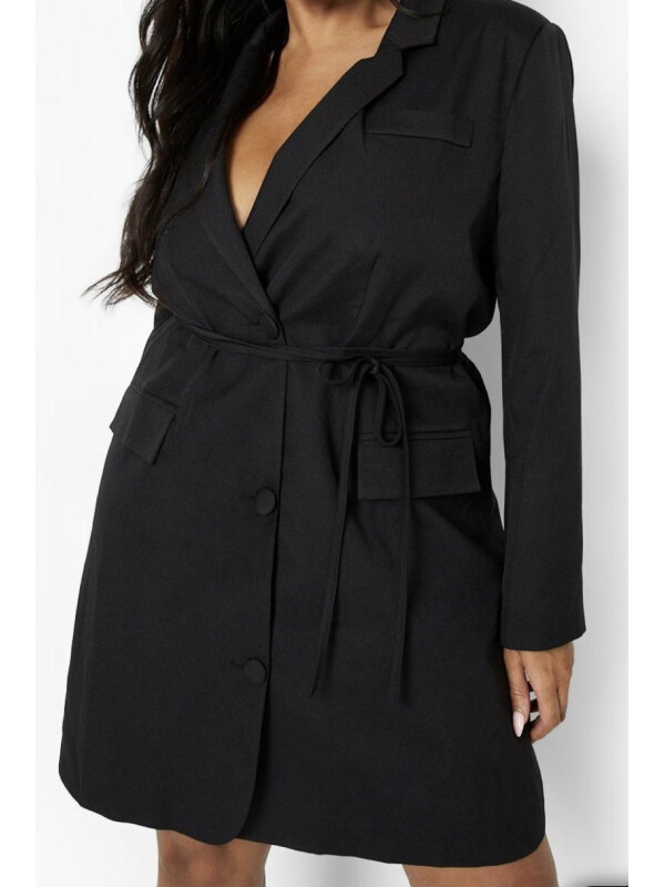 Rochie blazer cu șnur in talie