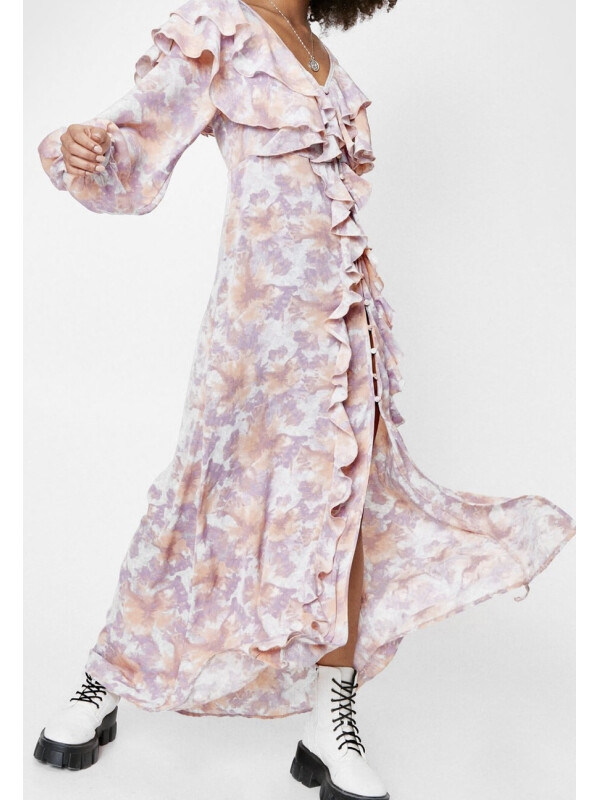 Rochie midi cu imprimeu Nasty Gal