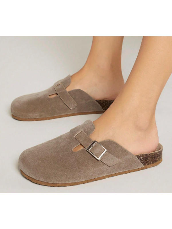 Saboți de damă cu vârf rotund