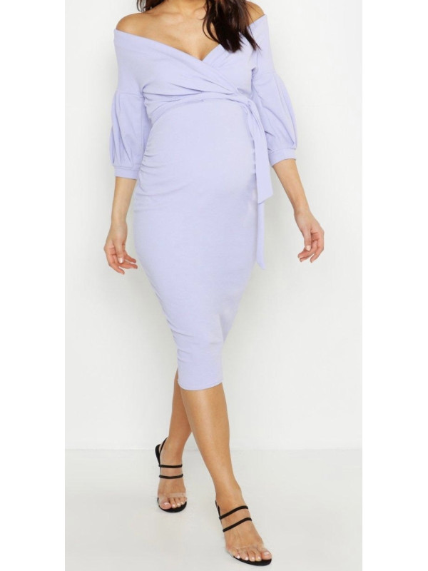 Rochie midi de maternitate Boohoo