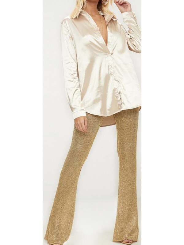 CĂMAȘĂ SATIN CREM