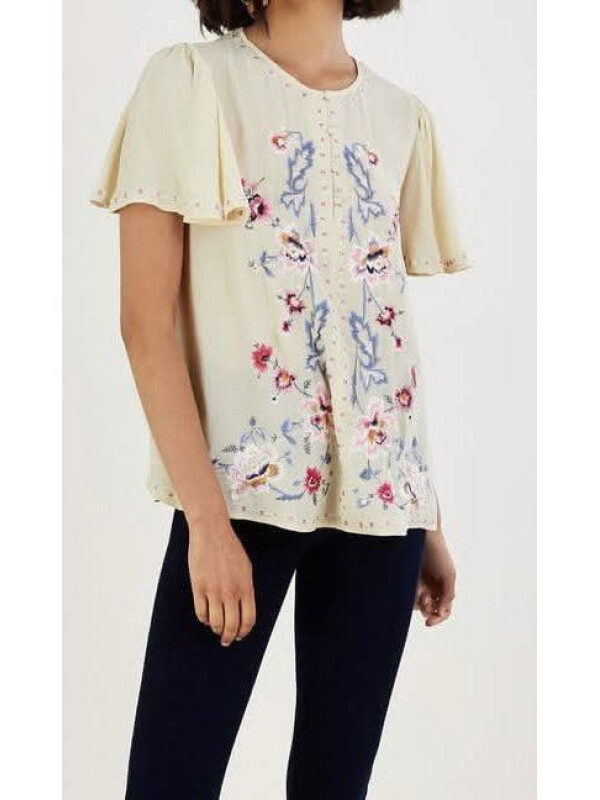 Top Toby brodat-Crem-XL