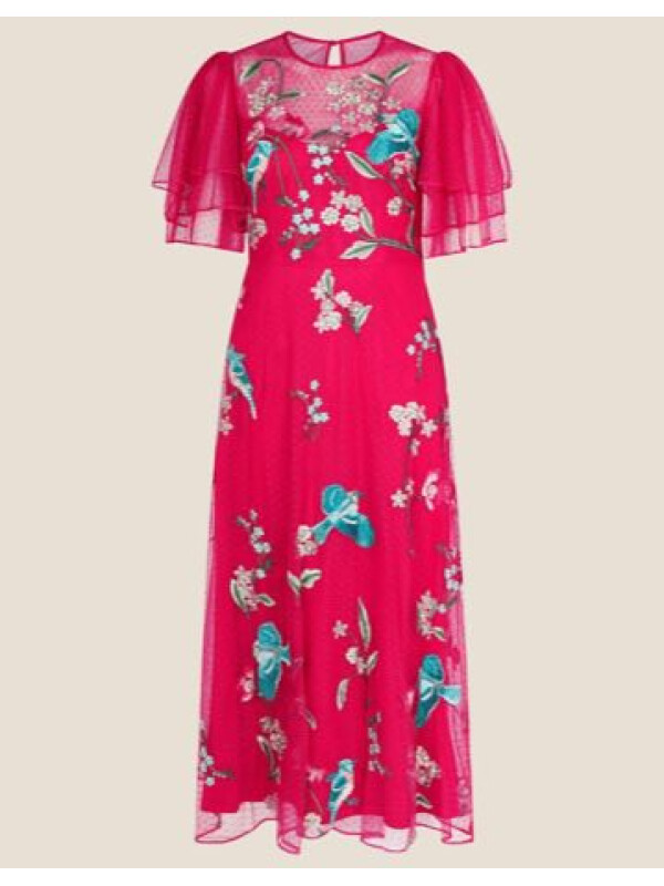 Rochie midi brodată Lillie 