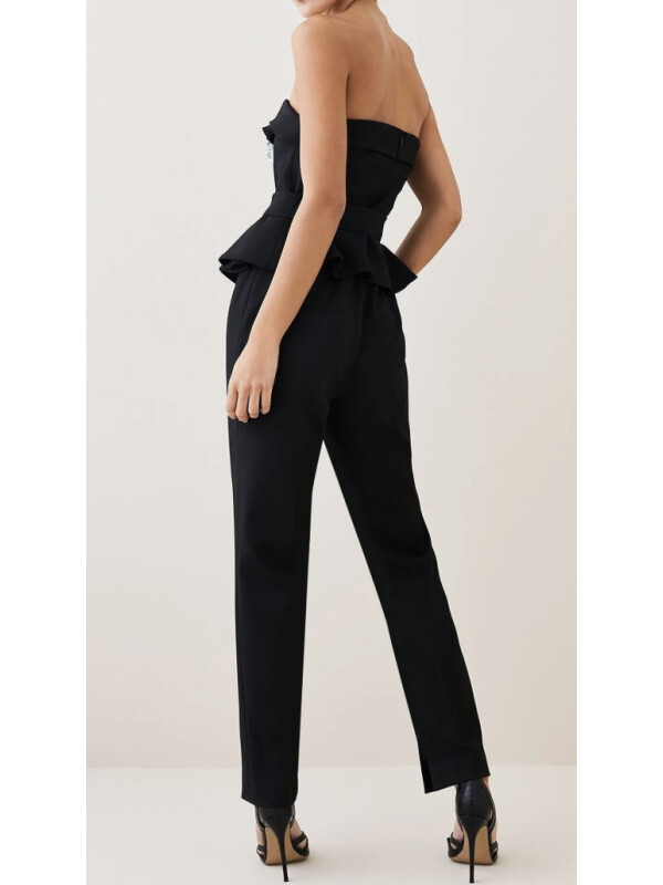 SALOPETA CU NASTURI NEGRI ȘI UMERI GOI