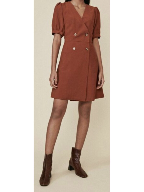 Rochie cu mâneci bufante Oasis 