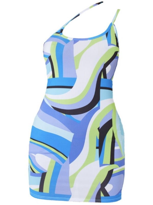 ROCHIE ABSTRACT ALBASTRU