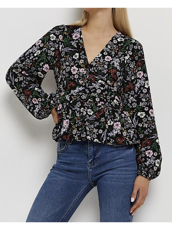 BLUZA CU IMPRIMEU FLORAL