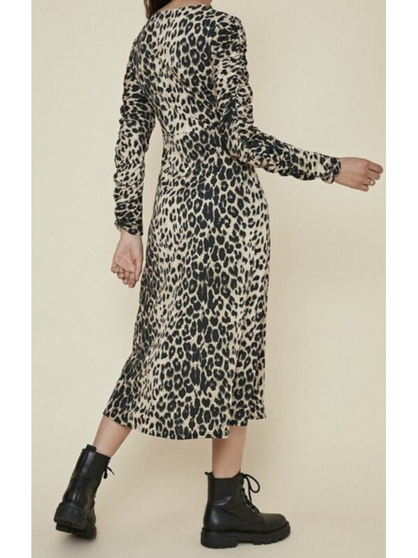 Rochie midi cu mâneci rulate Oasis 