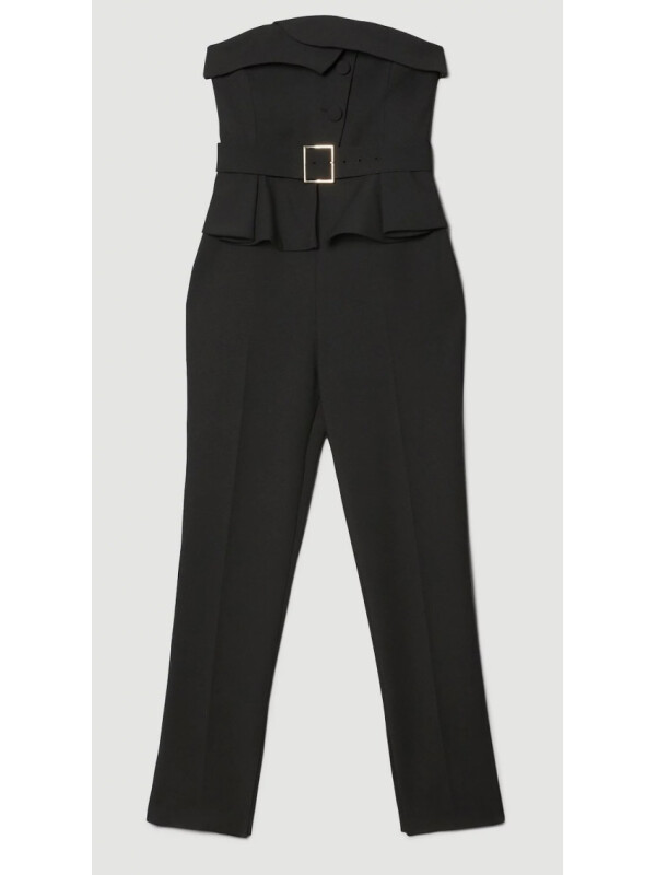 SALOPETA CU NASTURI NEGRI ȘI UMERI GOI