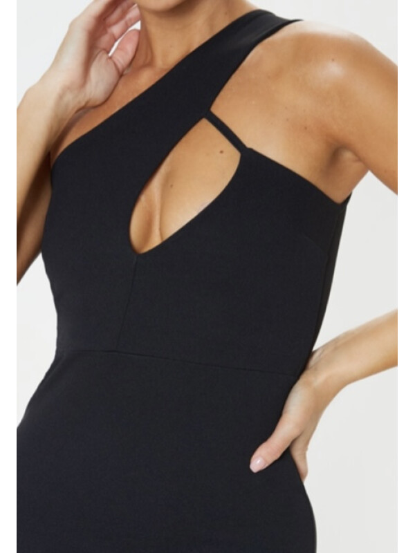 ROCHIE MIDI NEGRA CU UN UMAR 