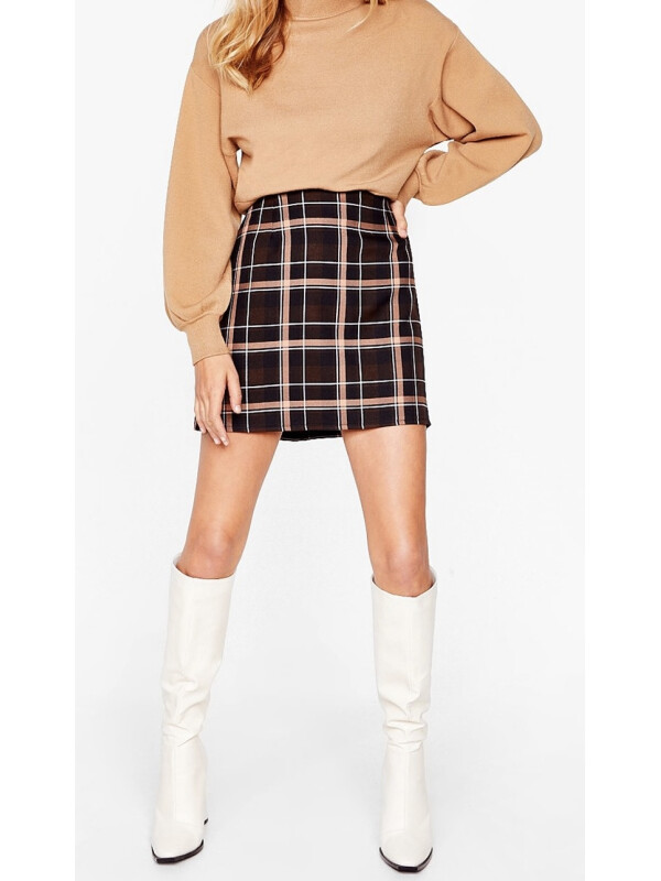 Fusta mini in carouri