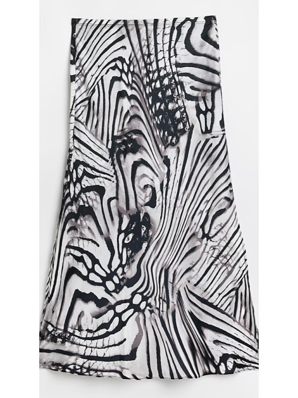 FUSTA MIDI CU IMPRIMEU ZEBRA