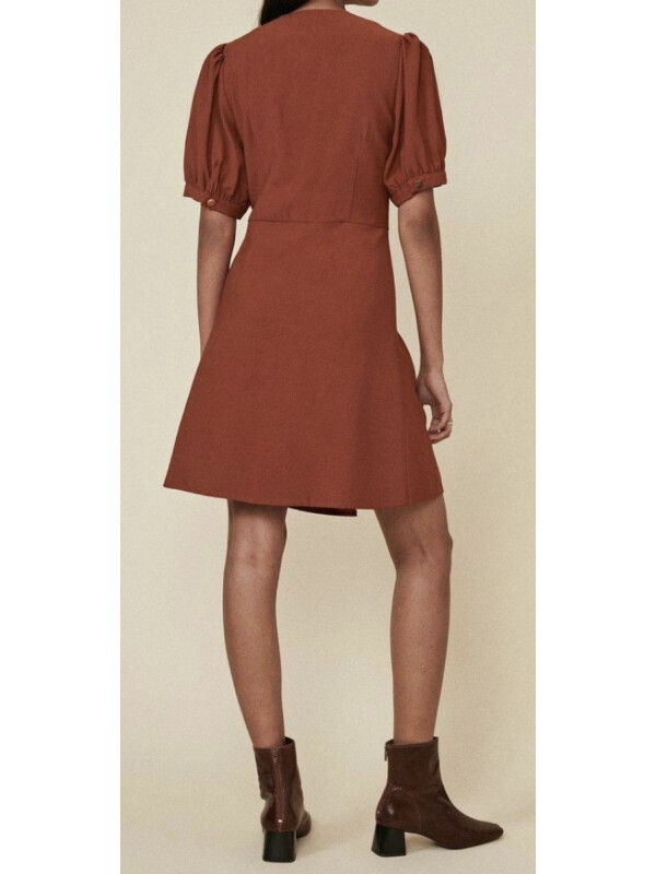 Rochie cu mâneci bufante Oasis 