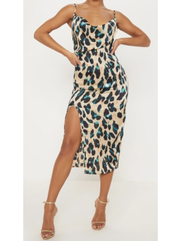 ROCHIE MIDI LEOPARD PLT