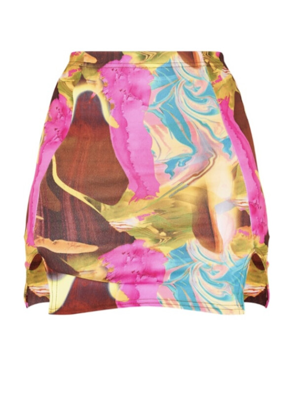 FUSTA MINI CU TIV DUBLU 