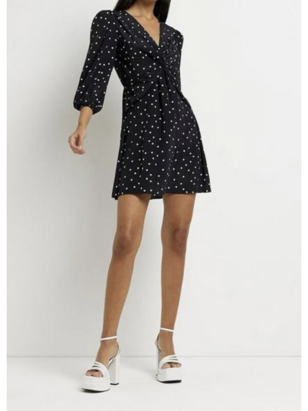 ROCHIE MINI CU BULINE MICI ALBE 