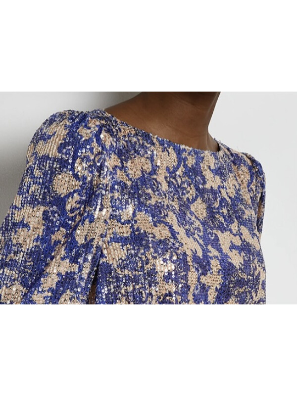 ROCHIE MINI CU PAIETE MOV