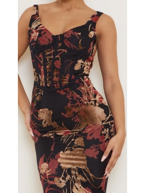 ROCHIE MIDI CU CORSET 