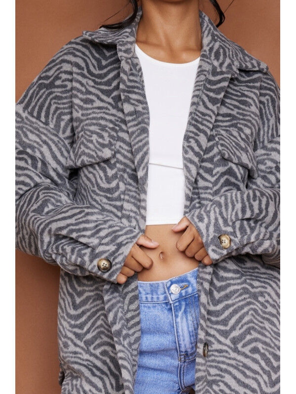 JACHETĂ TIP CĂMAȘĂ ZEBRAT 