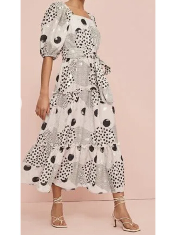 ROCHIE MIDI CU DECOLTEU PĂTRAT 