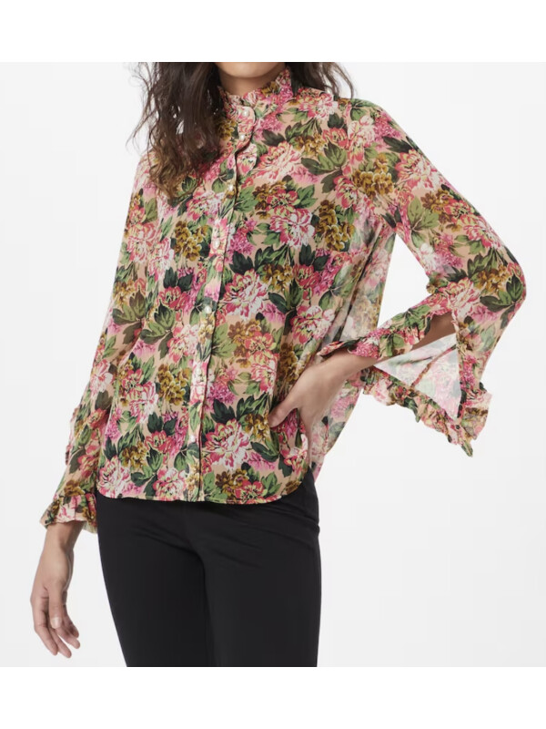 CĂMAȘĂ CU FLORI ROZ