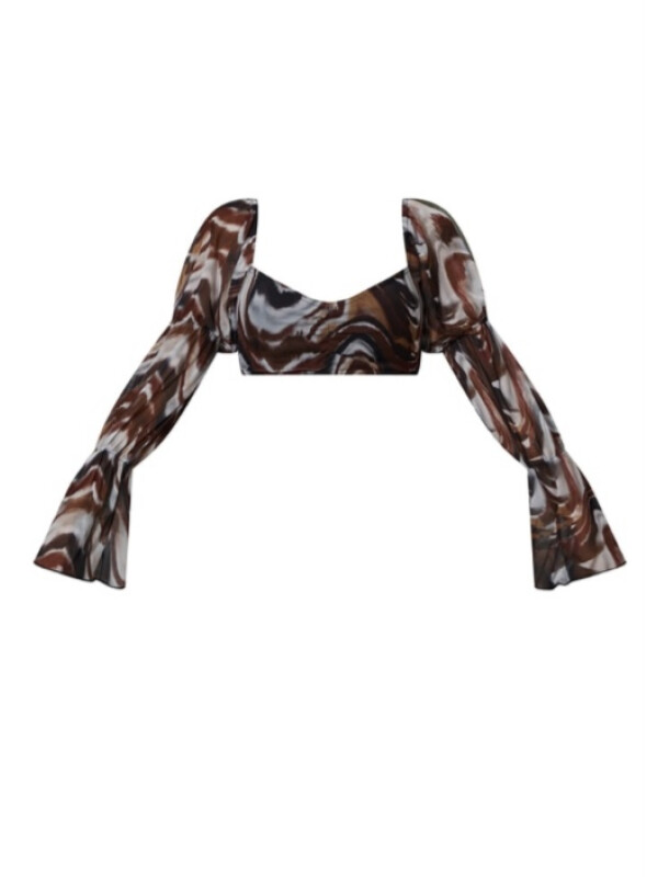 TOP CROP MARO ABSTRACT 