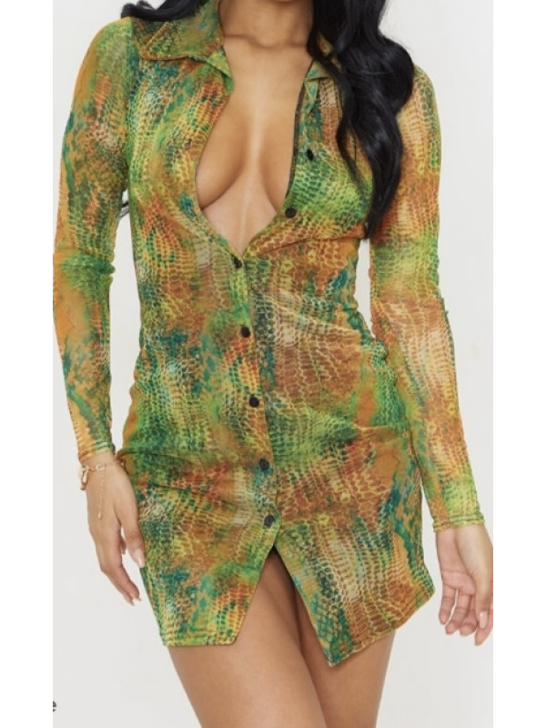 ROCHIE CAMASĂ MULTI ȘARPE 