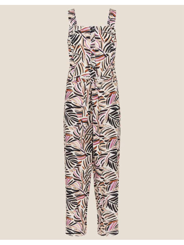 Salopetă din poplin cu imprimeu-Multicolor-50