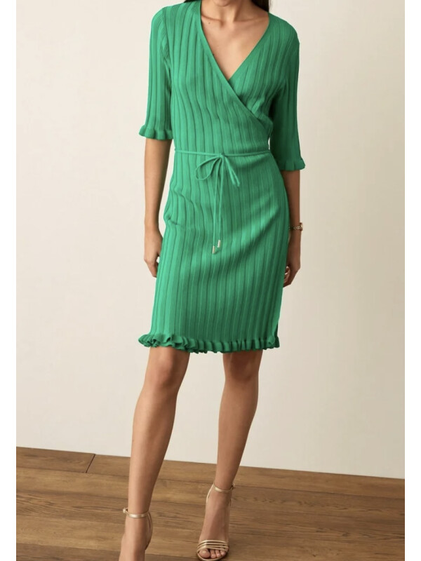 ROCHIE VERDE DIN TRICOT 