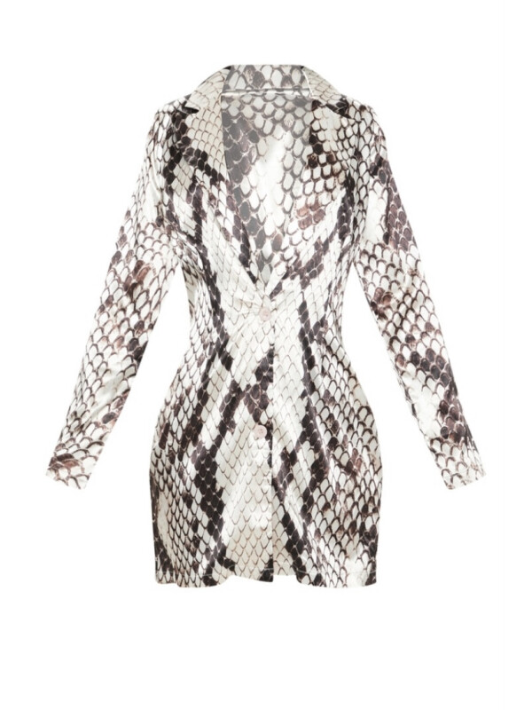 ROCHIE CU IMPRIMEU ȘARPE 