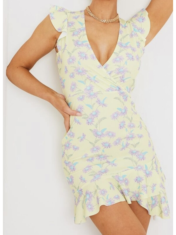 ROCHIE BODYCON GALBEN 