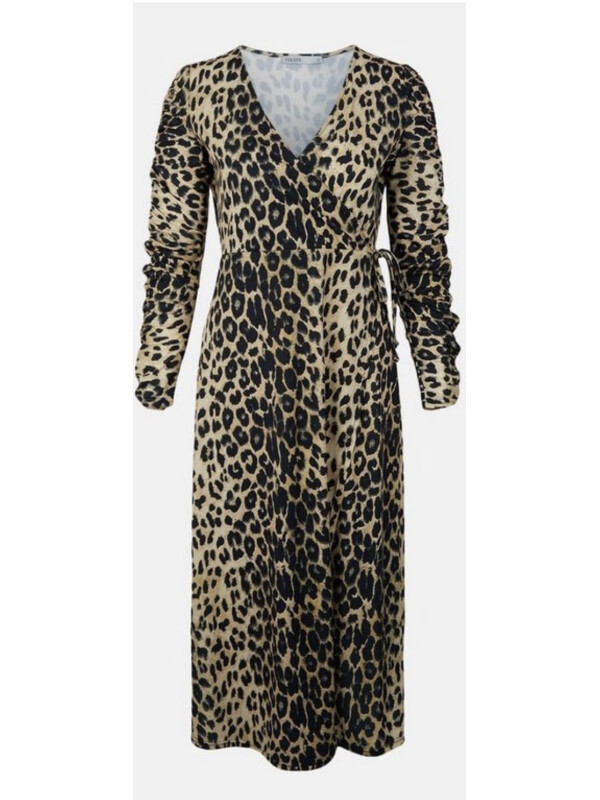 Rochie midi cu mâneci rulate Oasis 