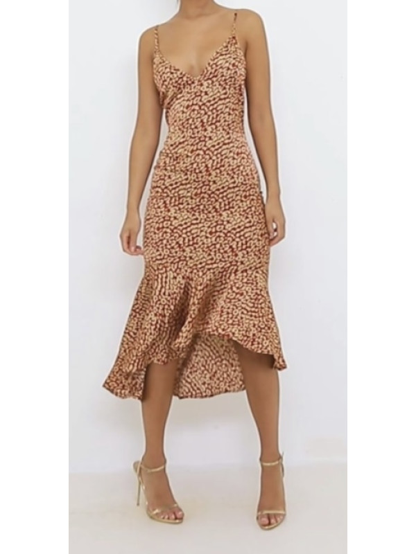 ROCHIE MIDI LEOPARD CU TIV 
