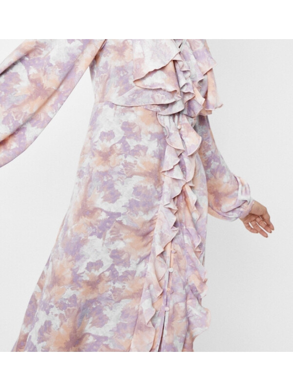 Rochie midi cu imprimeu Nasty Gal