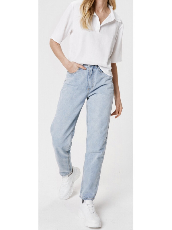 Tricou cu guler in v Nasty Gal 