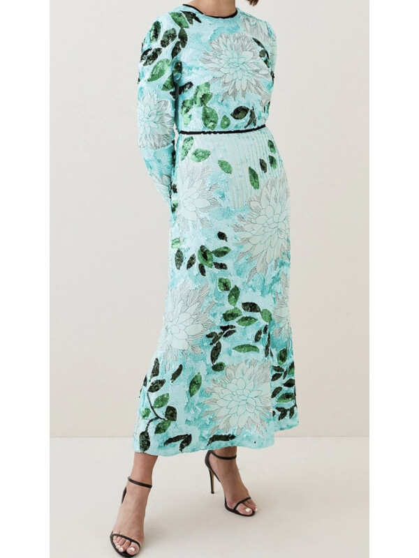 ROCHIE CU PAIETE VERDE